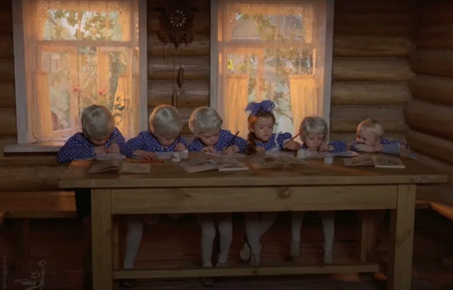 Сон Афони из одноименного фильма - многодетная семья с кучей погодок