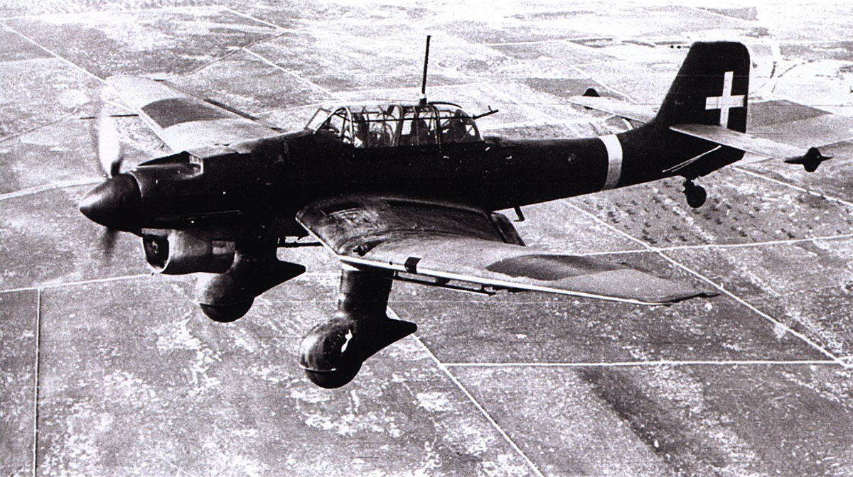  Немецкий пикирующий бомбардировщик Ю-87 "Штука"