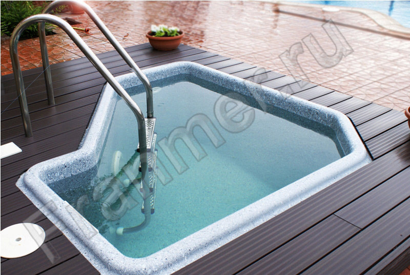 Пример композитной чаши Franmer. С этим производителем работаем уже 15 лет. Гарантия на чаши 35 лет.