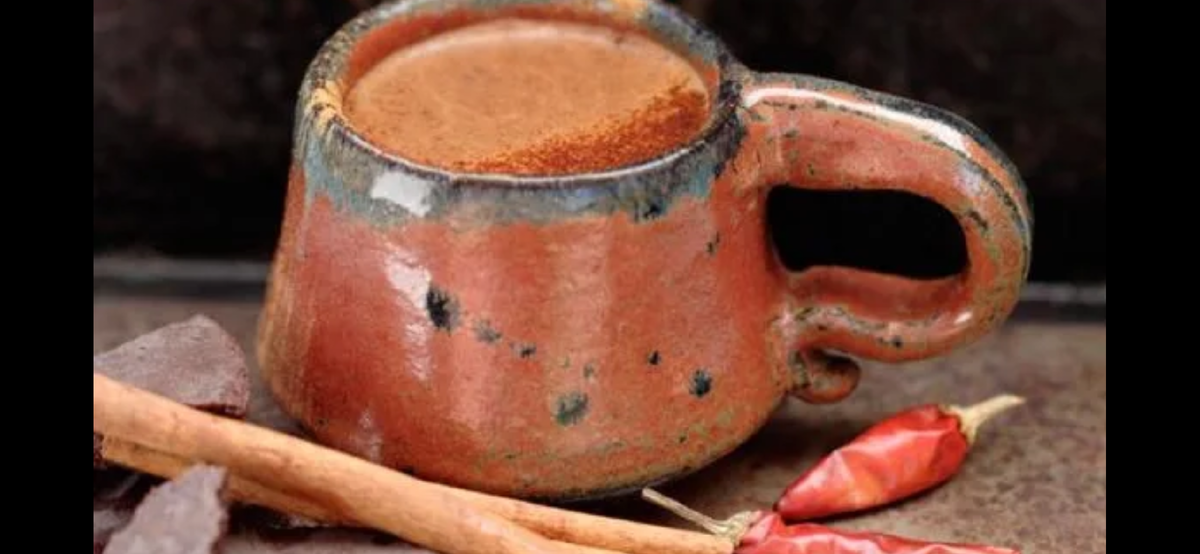 Какао с корицей и перцем.