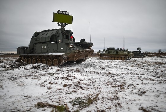    Установка ЗРК «Тор-М2» ВС РФ