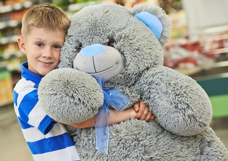 Славка с мишкой