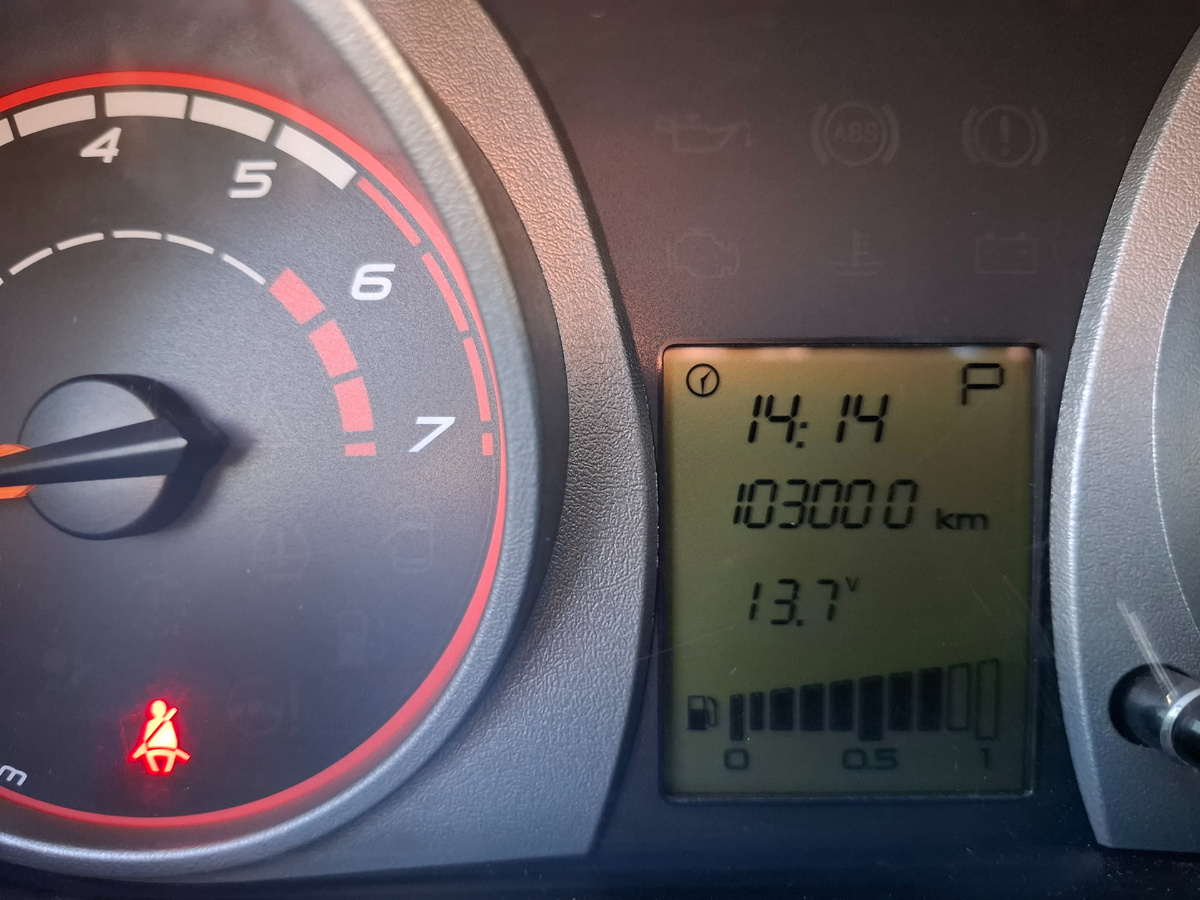 100.000 км на Лада Калина.