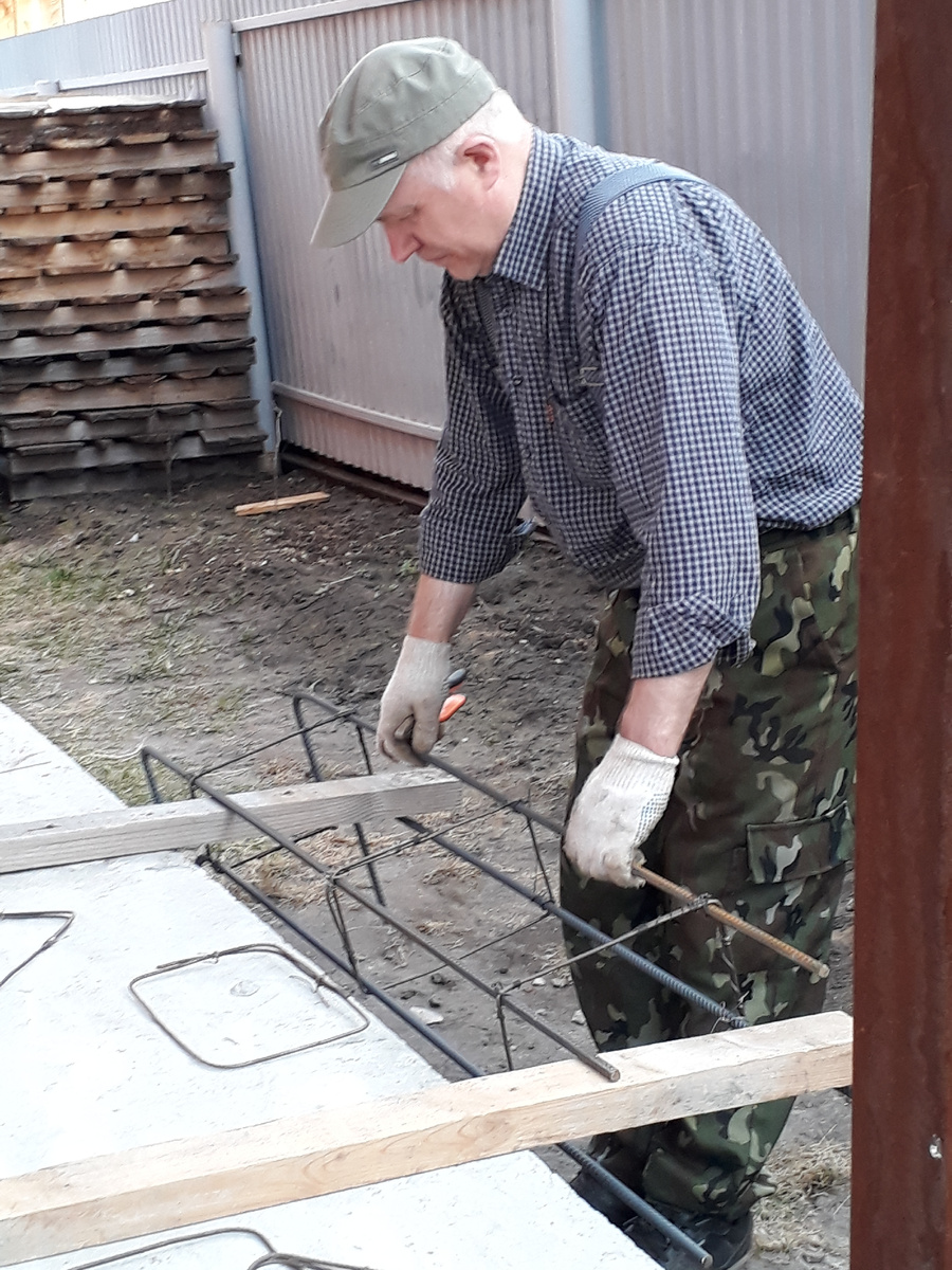 Изготовление арматурного каркаса