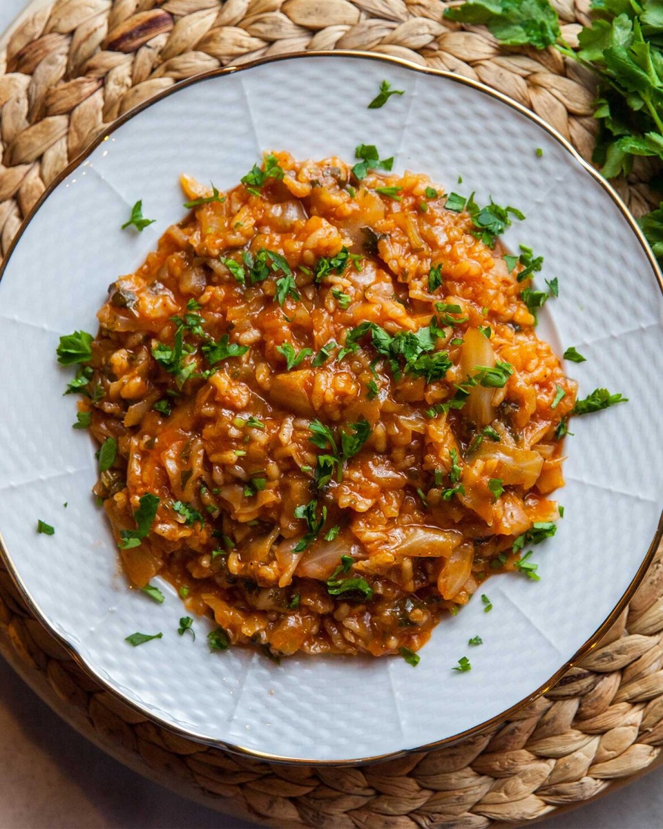 Лаханоризо - капуста с рисом. Греческое постное блюдо. 