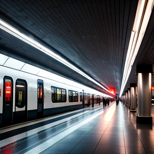 Современная станция метро