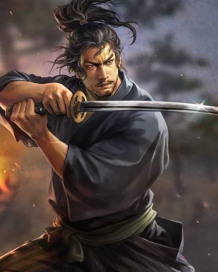 Как и в жизни большинства самураев, мерное течение дней Миямото Мусаси было наполнено битвами, путешествиями и творчеством.