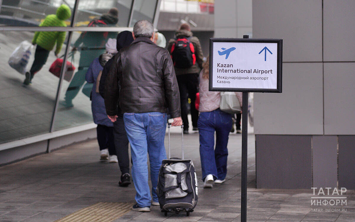 ​В казанском аэропорту объявили, что вводят временные ограничения. Фото: © Владимир Васильев / «Татар-информ»