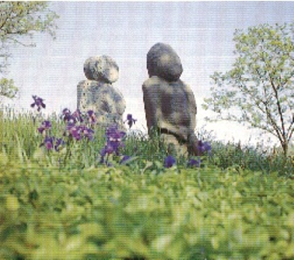 Скифские бабы в донской степи.