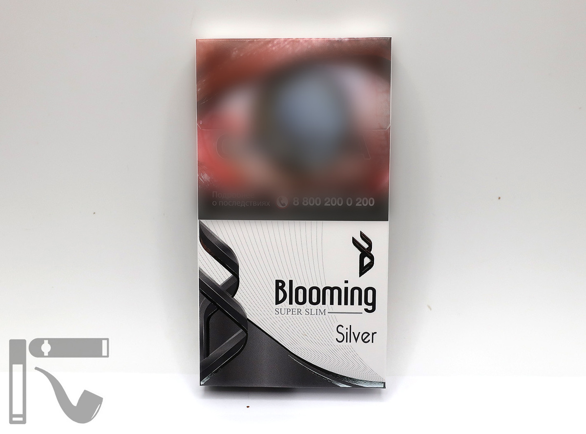 Сигареты Blooming Silver. Фото: © канал "Уголок Курильщика"