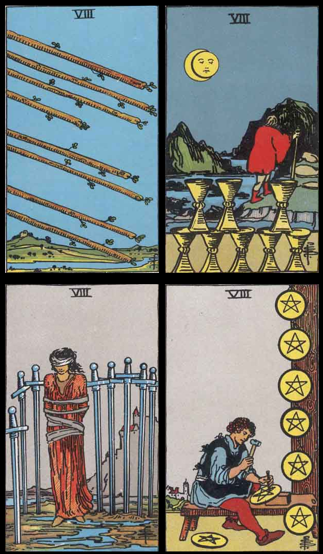 Восьмёрки «Таро Райдера-Уэйта»