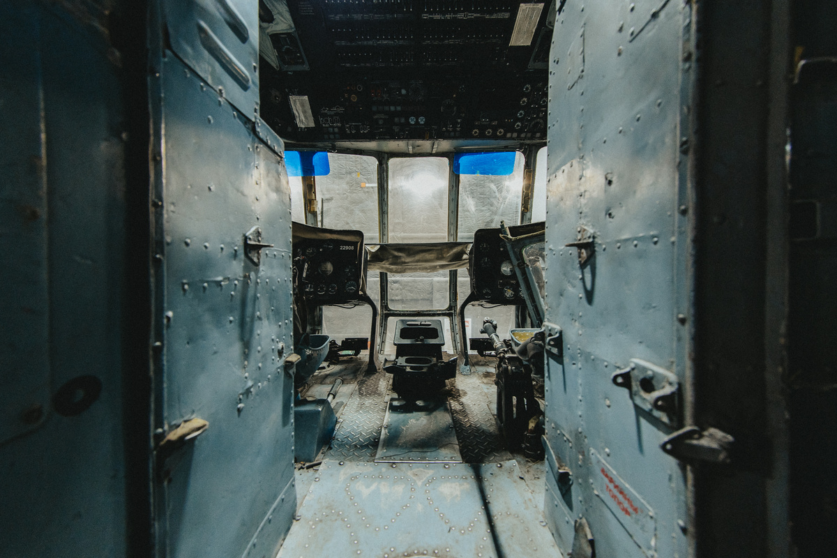 Вертолет нв съемках сериала «Центурия» // Фото: пресс-служба арт-кластера «Таврида»