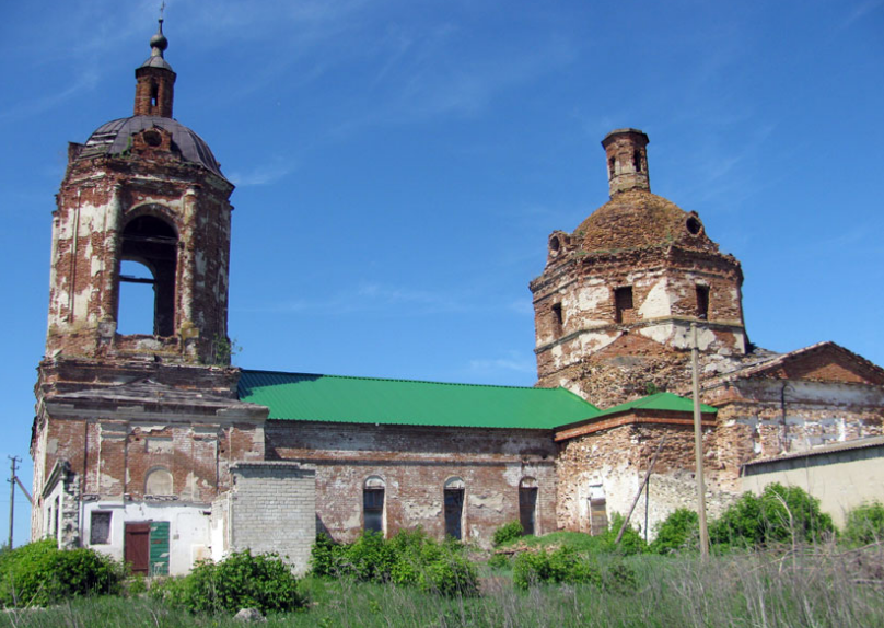 Церковь Николая Чудотворца в селе Ширяево Богучарский уезд