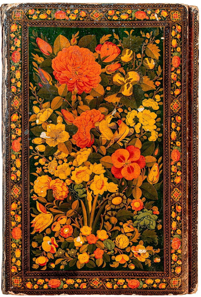 Папка для бумаг. Персия, первая треть XIX в. Папье-маше, роспись, лак.