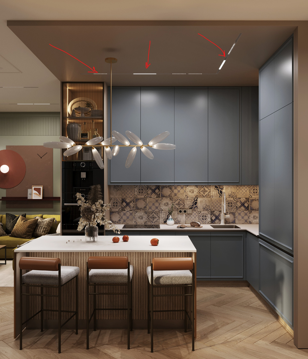 Кухня из проекта Фестиваль. Дизайнер Харашкевич Юлия