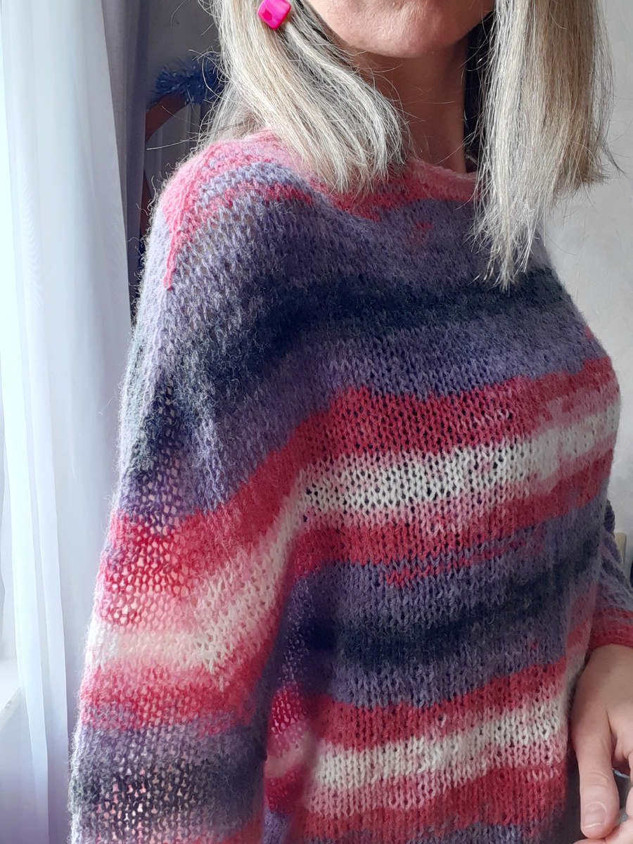 Моя паутинка не сильно просвечивает