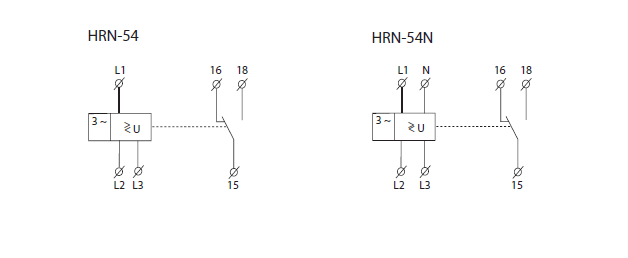 Схема HRN-54 / HRN-54N 