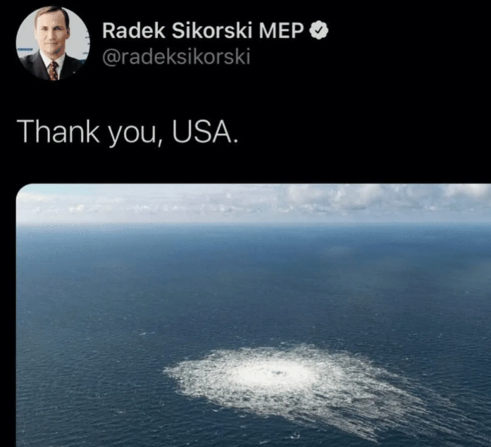 Северный поток - 2, место подрыва