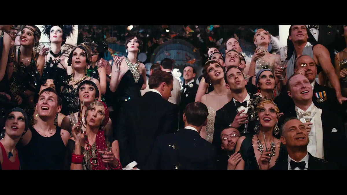 Кадр из фильма "Великий Гэтсби" 2013 года, режиссёр Баз Лурман
