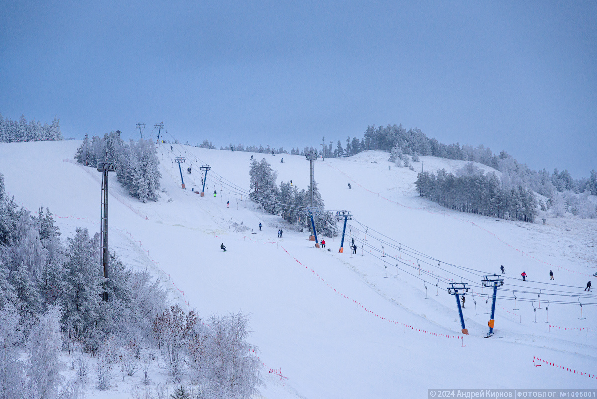 Горнолыжные трассы. Здесь и далее фото автора