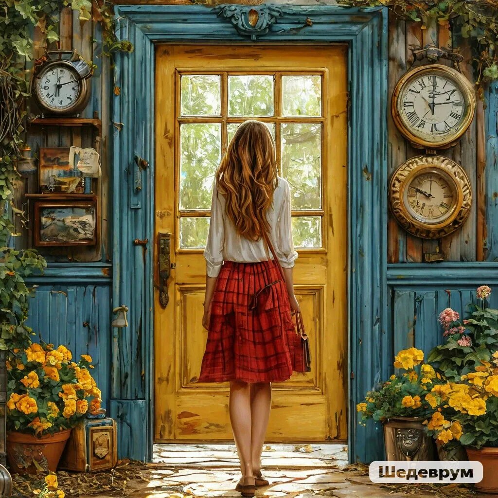 Создано нейросетью по моему описанию. В принципе получилось что и хотела)