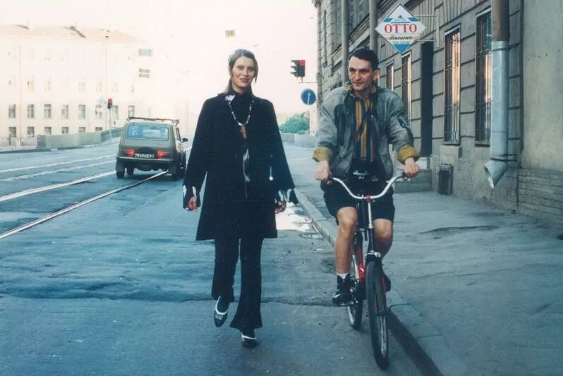 Ирена Куксенайте и Тимур Новиков. Фотография Пола Джаделсона, 1993 год