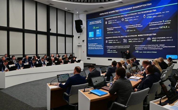    Планы АПК Башкортостана в 2025 году: рост производства до 268 млрд рублей