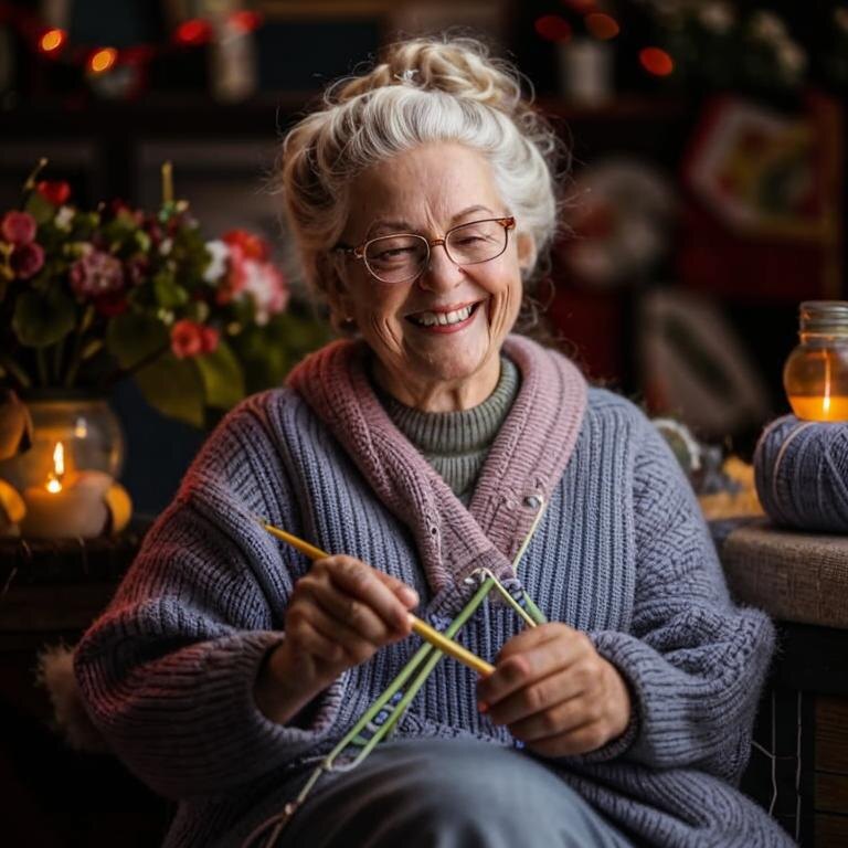 Вот такая милая старушка