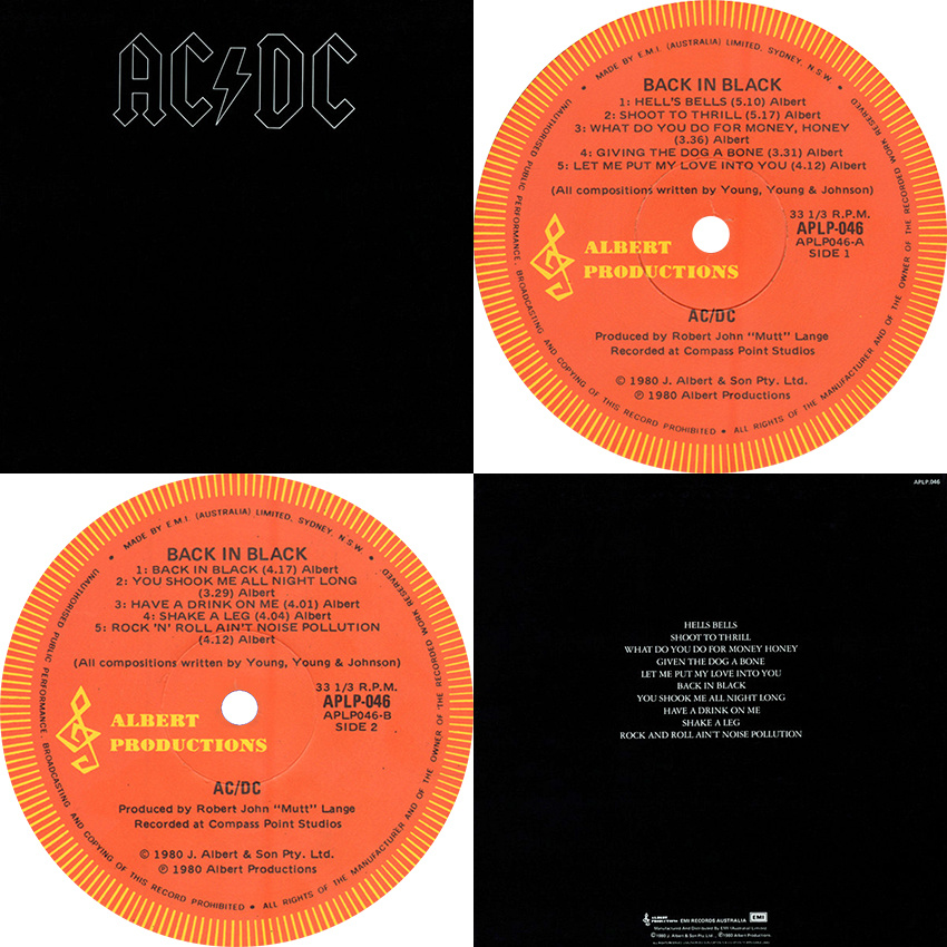 Australia, 1980 - Albert Productions – APLP.046