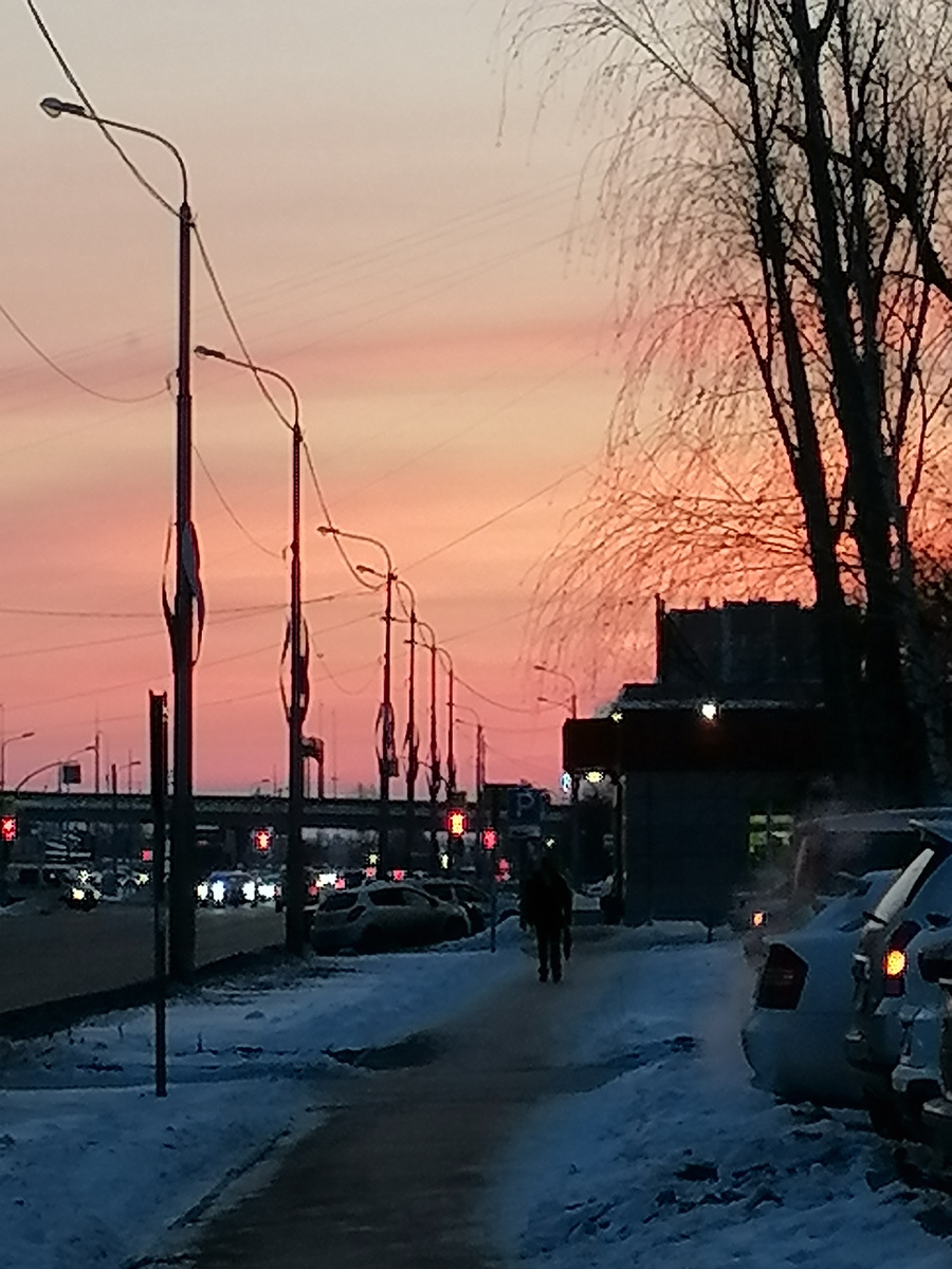 Восход. Фото автора.