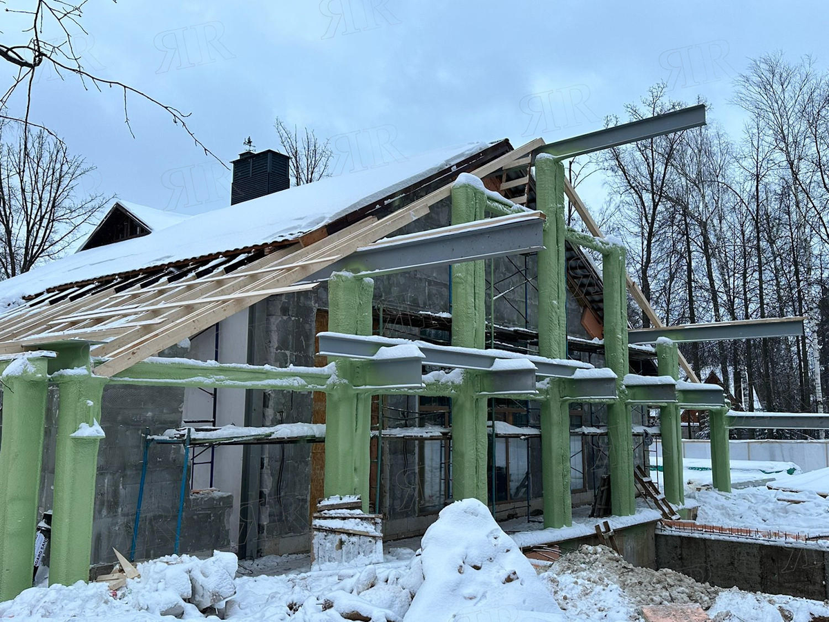 Москва, Ватутинки, остекление бассейна в частном доме
