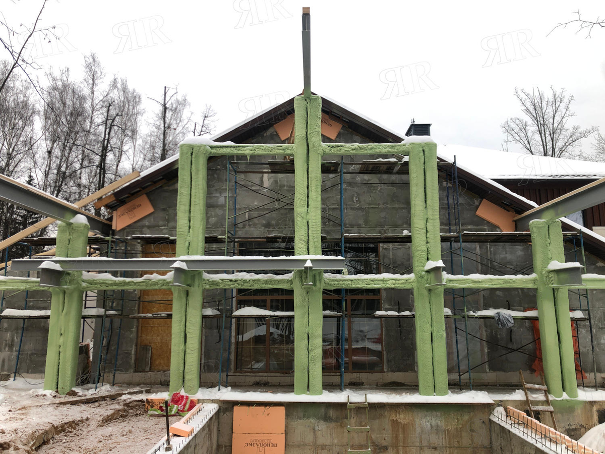 Москва, Ватутинки, остекление бассейна в частном доме
