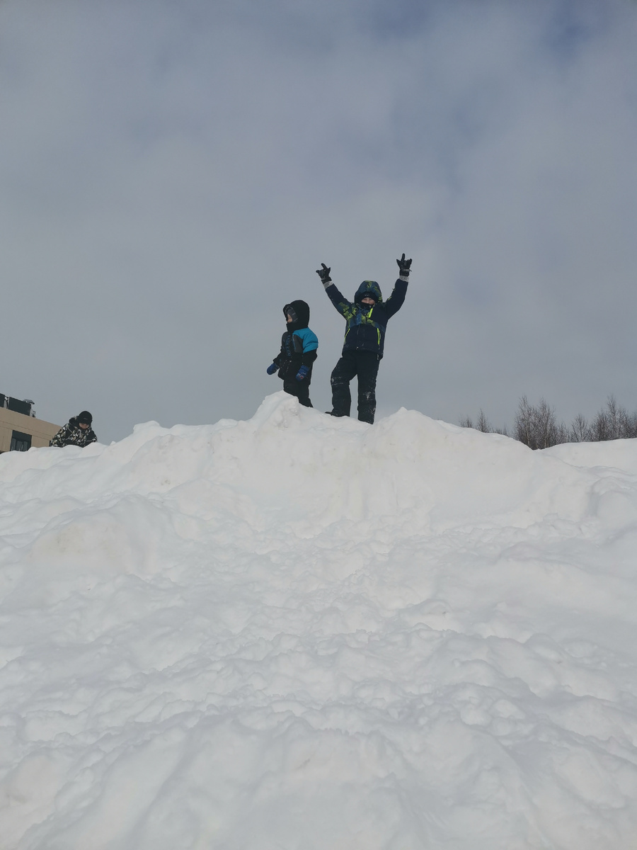 А это снежная зима прошлого года, снега было очень много, в отличии от зимы 24/25...