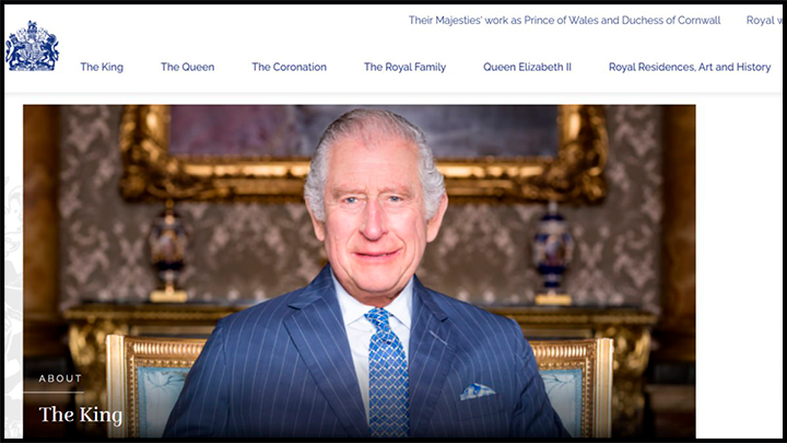    Сайт британской королевской семьи www.royal.uk. Король Карл III призвал поскорее создать мировое правительство.