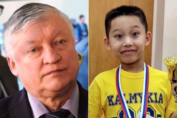 Анатолий Карпов и Роман Шогджиев. Обложка © Wikipedia / Федерация шахмат Москвы