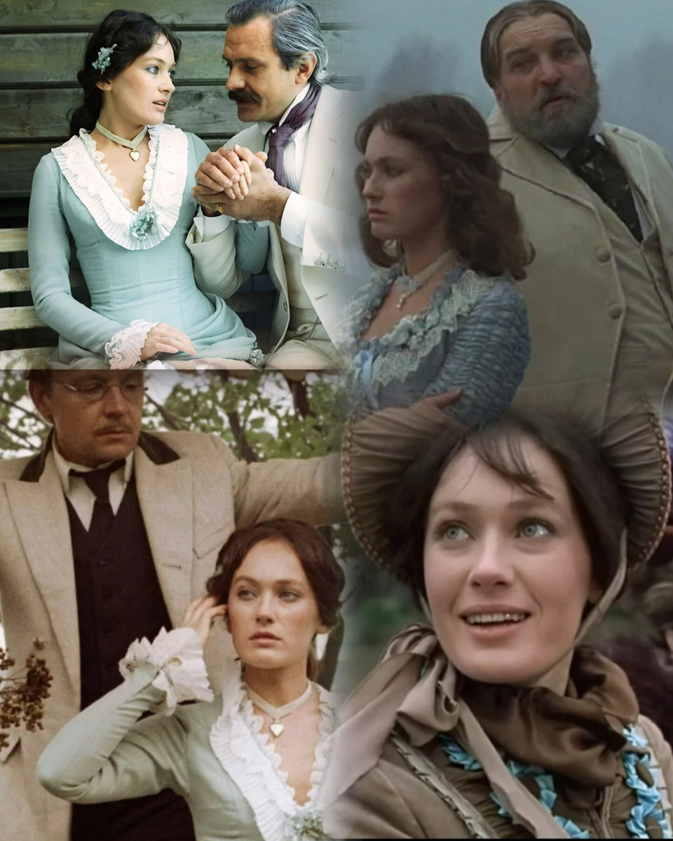 Коллаж из кадров из фильма "Жестокий романс"