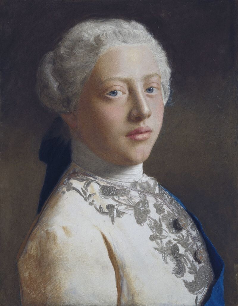 Портрет Георга, принца Уэльского (1754 год - 16 лет). Художник Жан-Этьен Лиотар