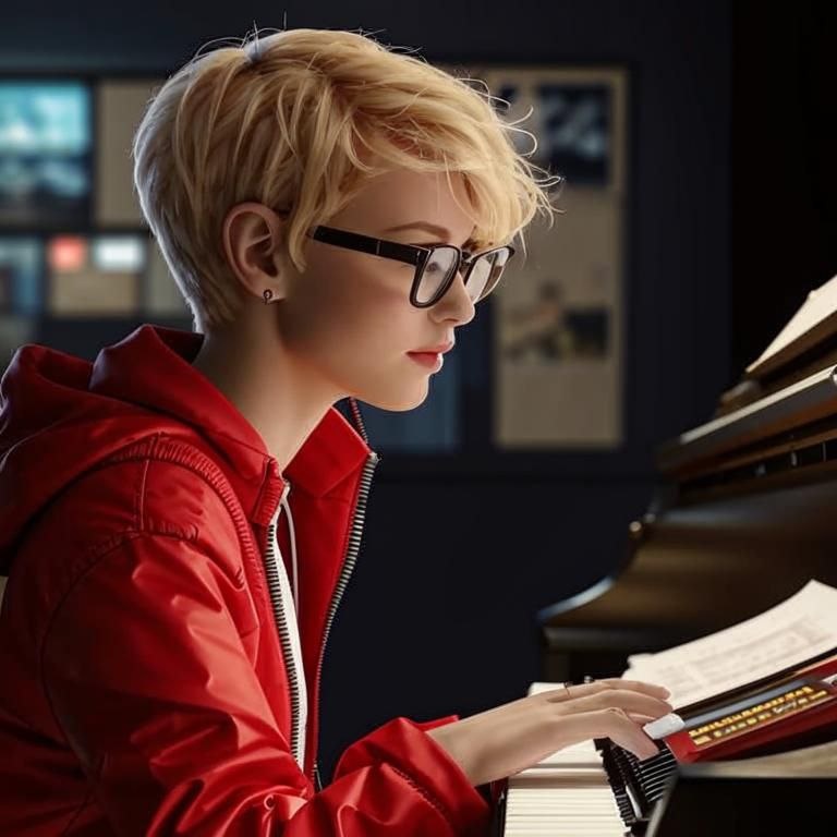 Она вернулась к музыке и стала счастливой...