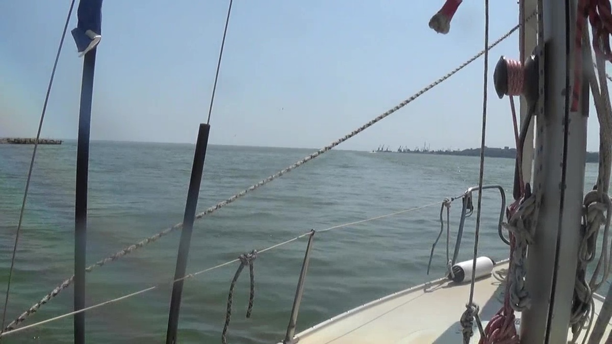 Таганрогский залив. Лето, яхта. Красота!