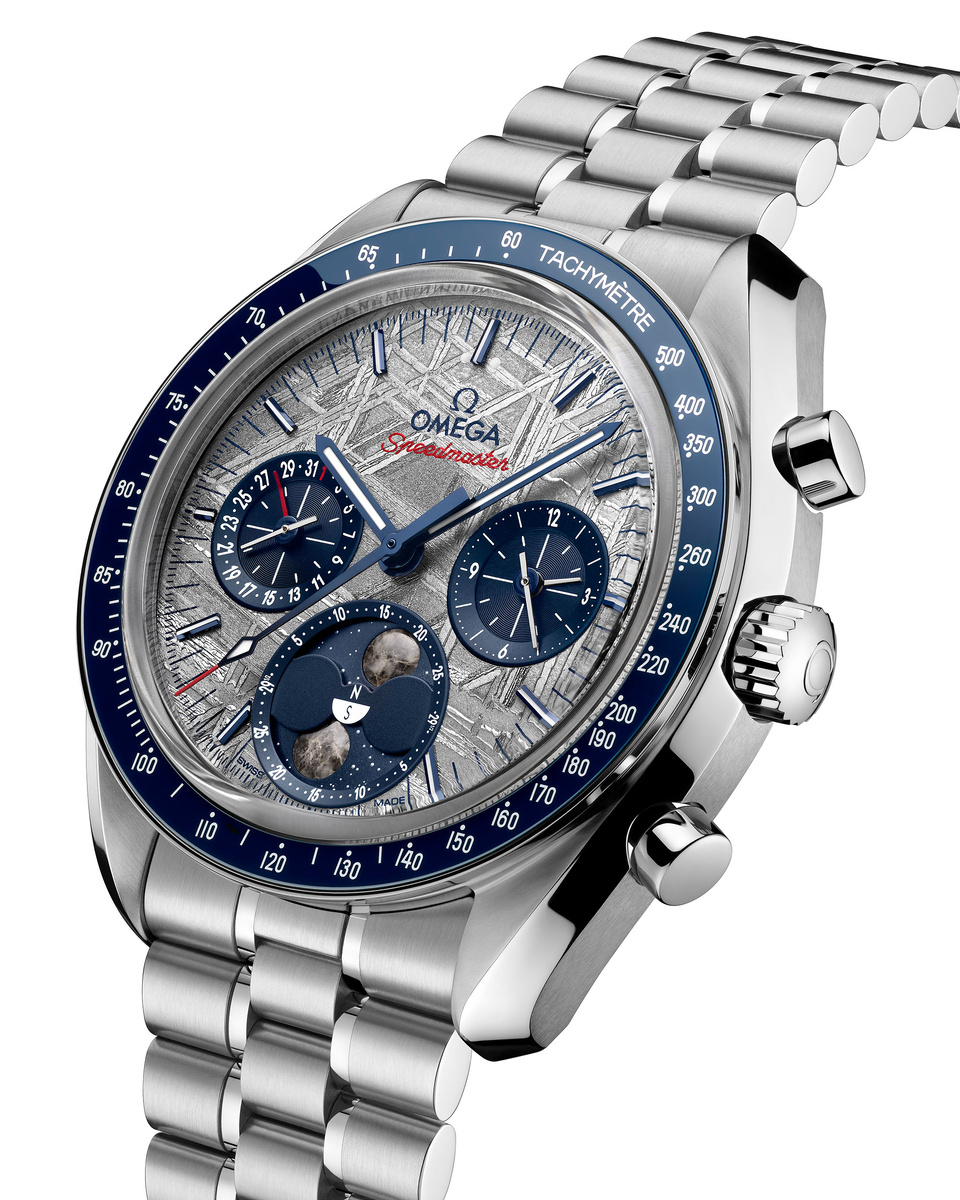 Часы Omega Speedmaster Moonphase Meteorite Watches