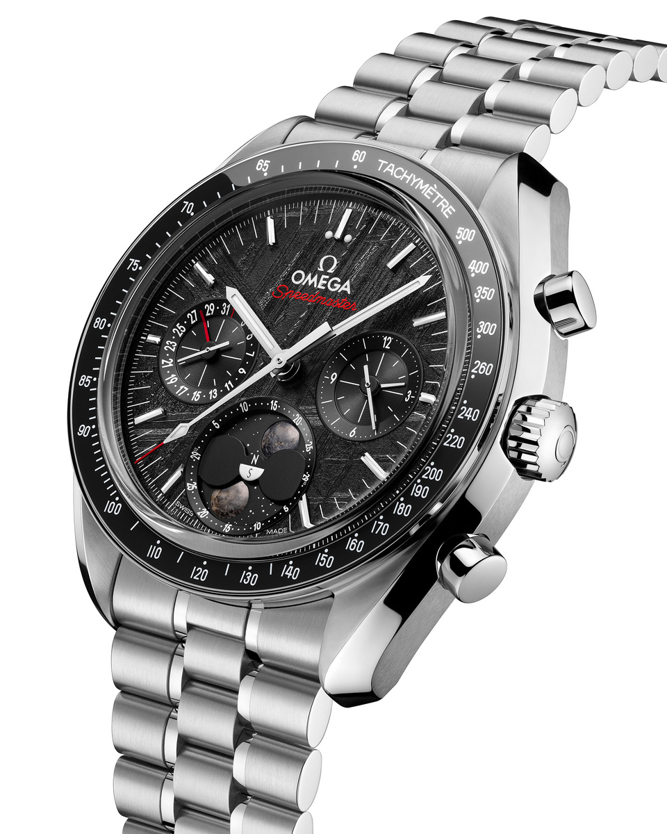 Часы Omega Speedmaster Moonphase Meteorite Watches