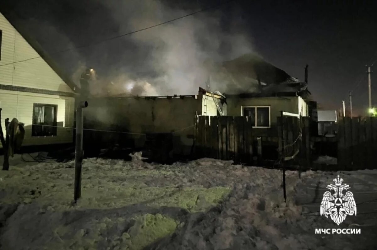    Дети 3 и 11 лет погибли на пожаре в Каргале