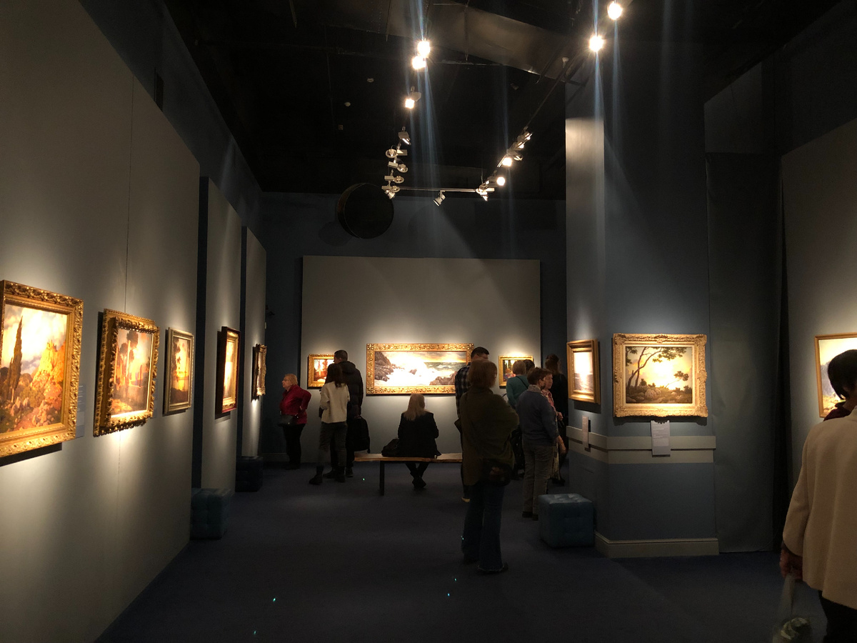 На выставке И.Ф. Шультце в  «Центре искусств. Москва».