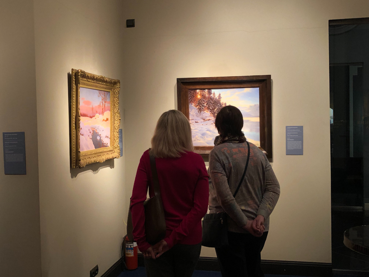 На выставке И.Ф. Шультце в  «Центре искусств. Москва».