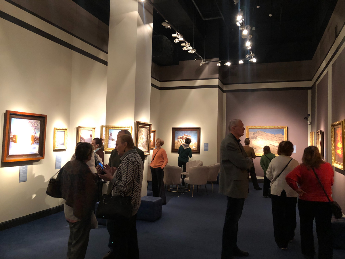 На выставке И.Ф. Шультце в  «Центре искусств. Москва».