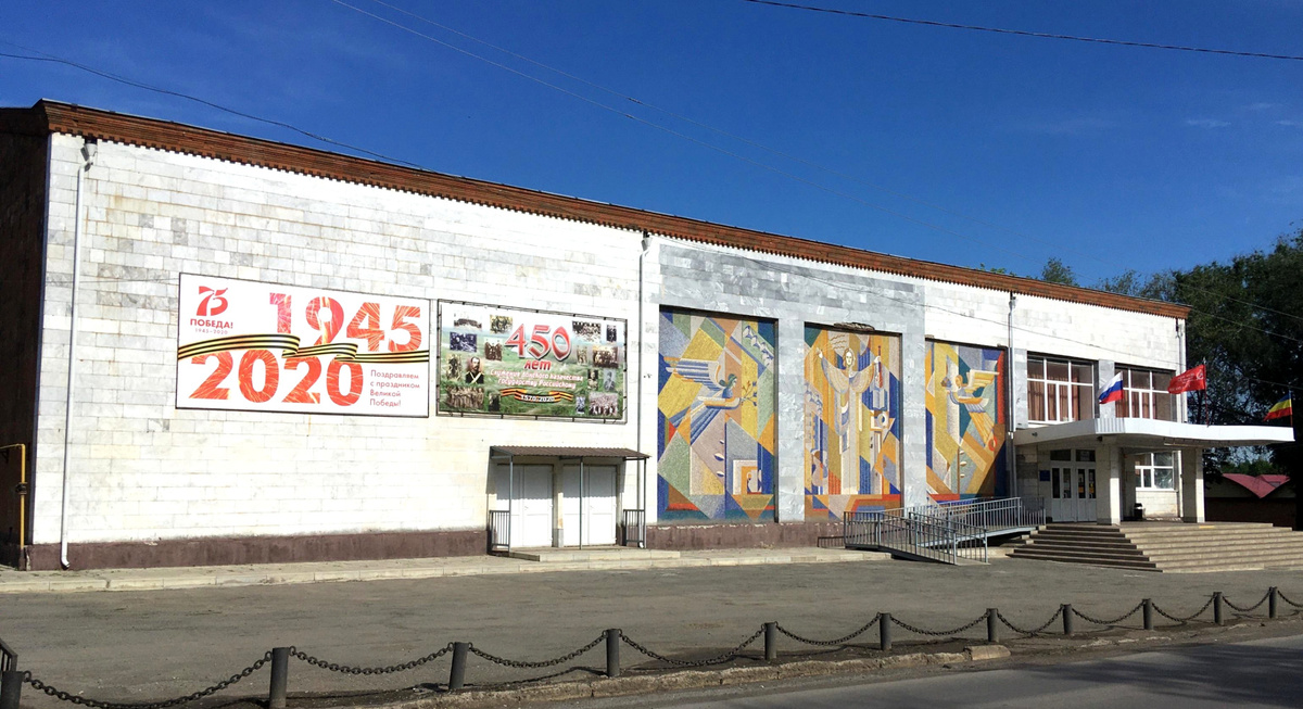 Дом культуры в станице Мечетинская (Ростовская область) фото 2020 г