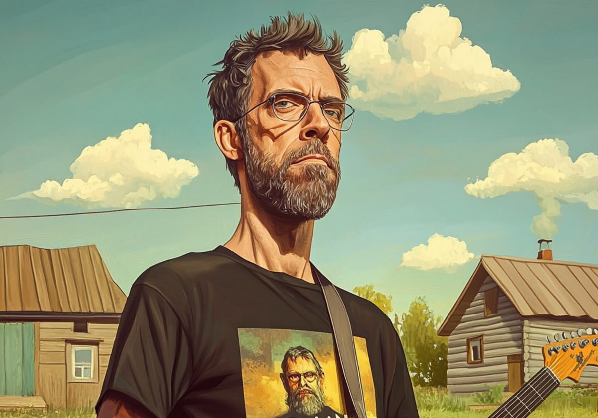 Фон с деревянными домами вышел весьма неплохо