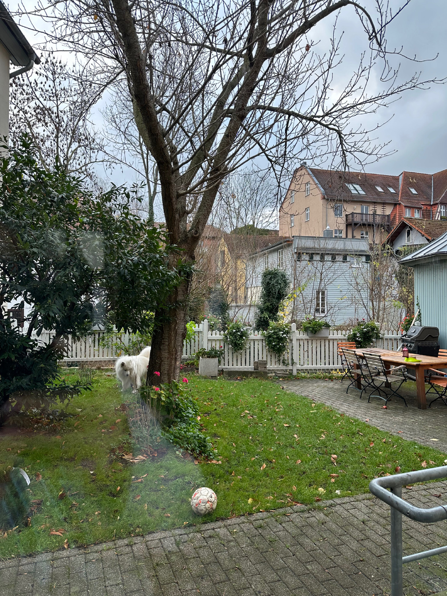 Квартира у подруги с собственным двориком