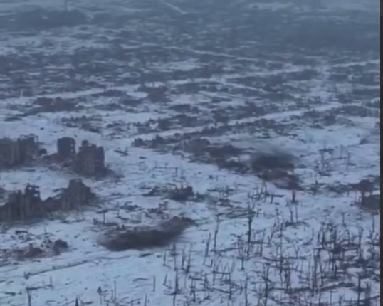 Волчанск Харьковской области, за который вот уже 8 месяцев идут бои, источник – Телеграм-канал Военный Осведомитель