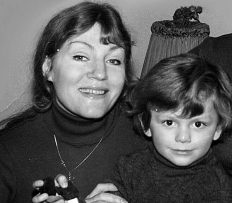 Анна Герман с сыном